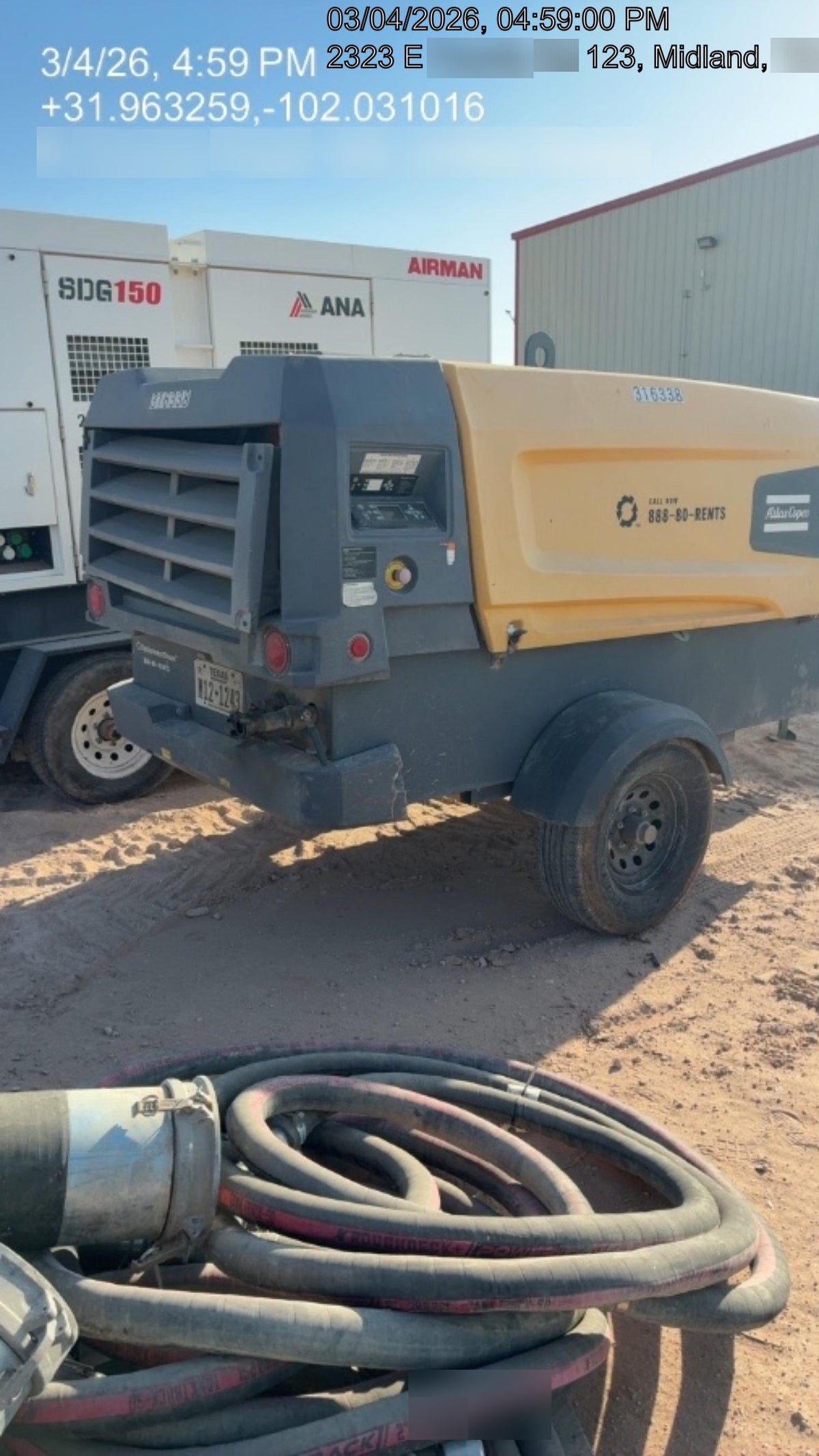 2023 ATLAS COPCO XAS 400-150 PACE