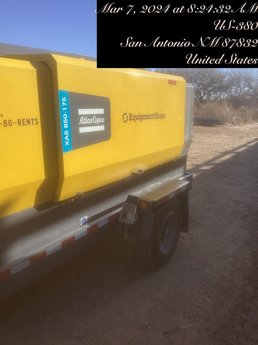 2023 ATLAS COPCO XAS 850
