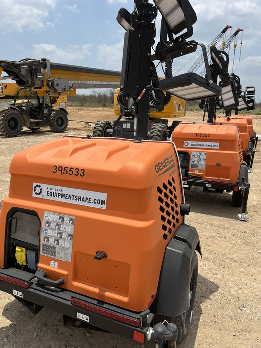 2024 Generac MLT2 Diesel, Flex Switch 120V Input, Powerzone Controller, 
(4) 320W LED Lights, 4kW Generator, 39.9 Gal Fuel Tank, 2" Ball, T3