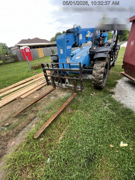 2018 Genie GTH-636 Genie GTH-636 w/Open ROPS, Solid Tires, Work Light/Beacon, 48" Carriage and Forks