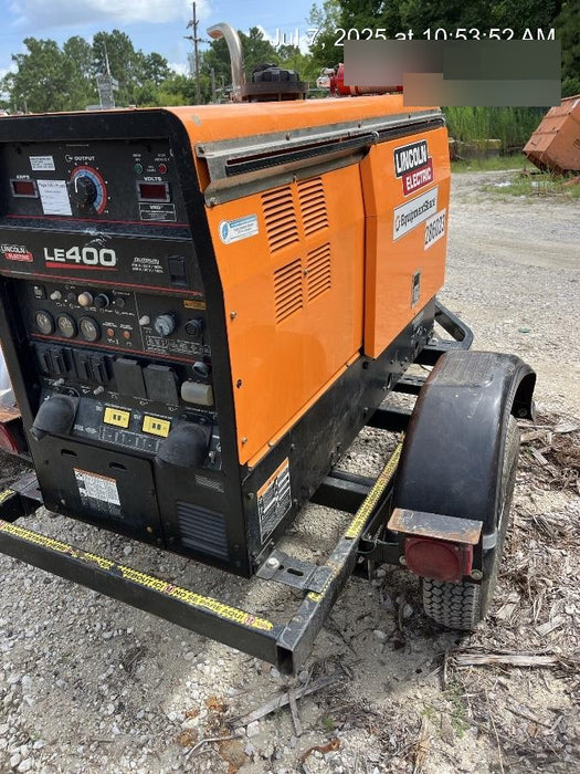 2022 Lincoln Electric LE400 Kubota V1505, Trlr, Cable Rack, Light Kit, ES Decals, T3