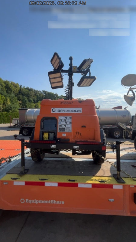 2024 Generac MLT2 Diesel, Flex Switch 120V Input, Powerzone Controller, 
(4) 320W LED Lights, 4kW Generator, 39.9 Gal Fuel Tank, 2" Ball, T3