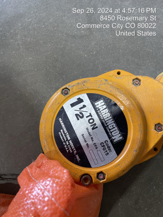 2022 HARRINGTON CF015-30