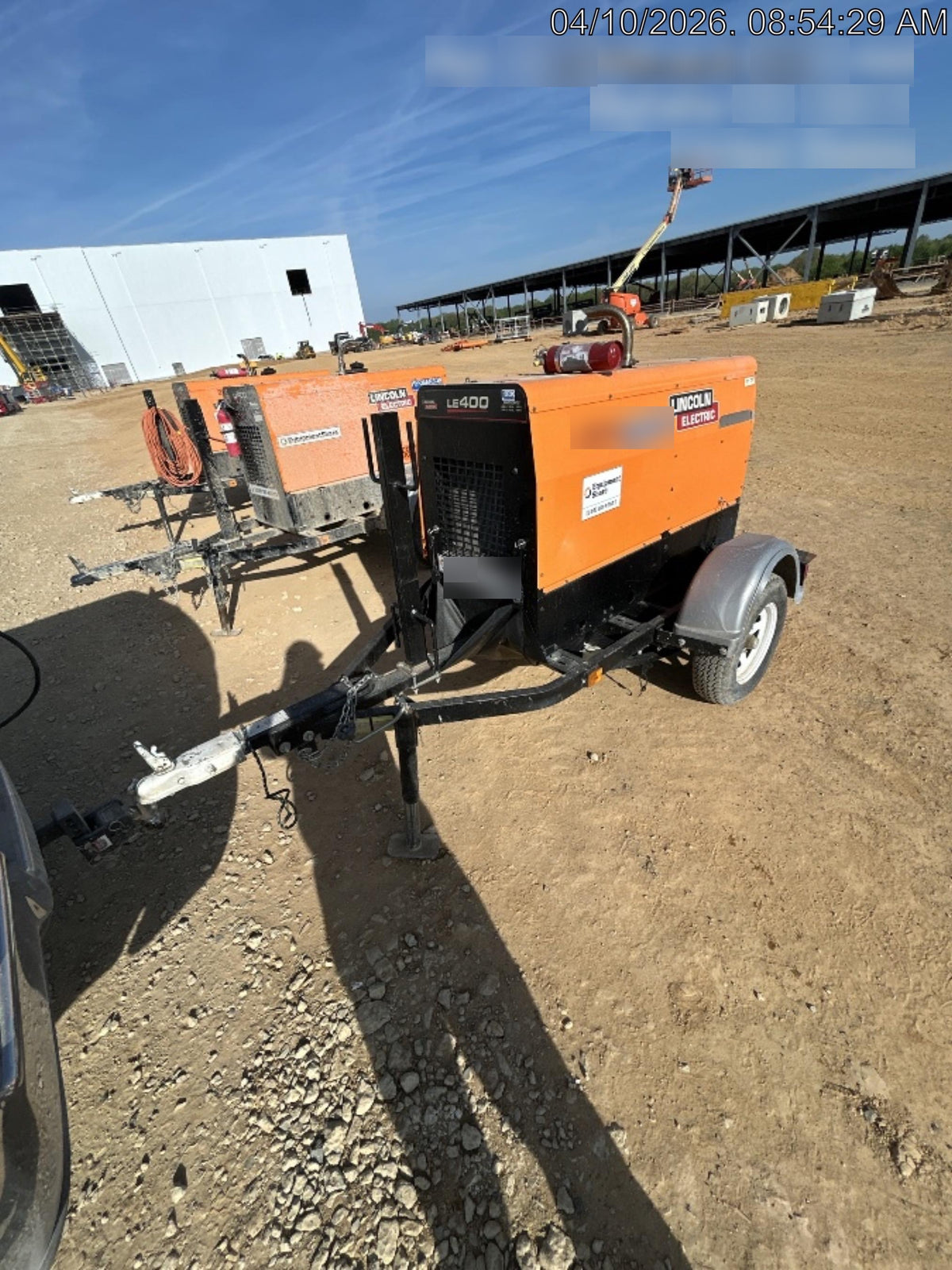 2022 Lincoln Electric LE400 Kubota V1505, Trlr, Cable Rack, Light Kit, ES Decals, T3