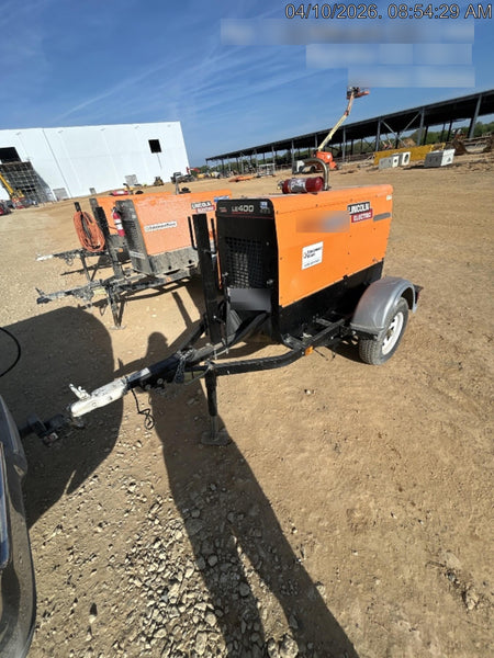 2022 Lincoln Electric LE400 Kubota V1505, Trlr, Cable Rack, Light Kit, ES Decals, T3
