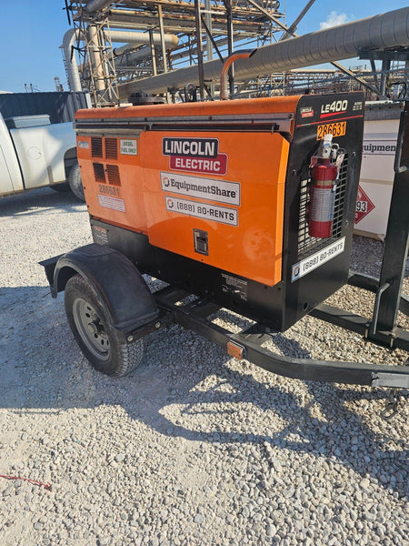 2022 Lincoln Electric LE400 Kubota V1505, Trlr, Cable Rack, Light Kit, ES Decals, T3