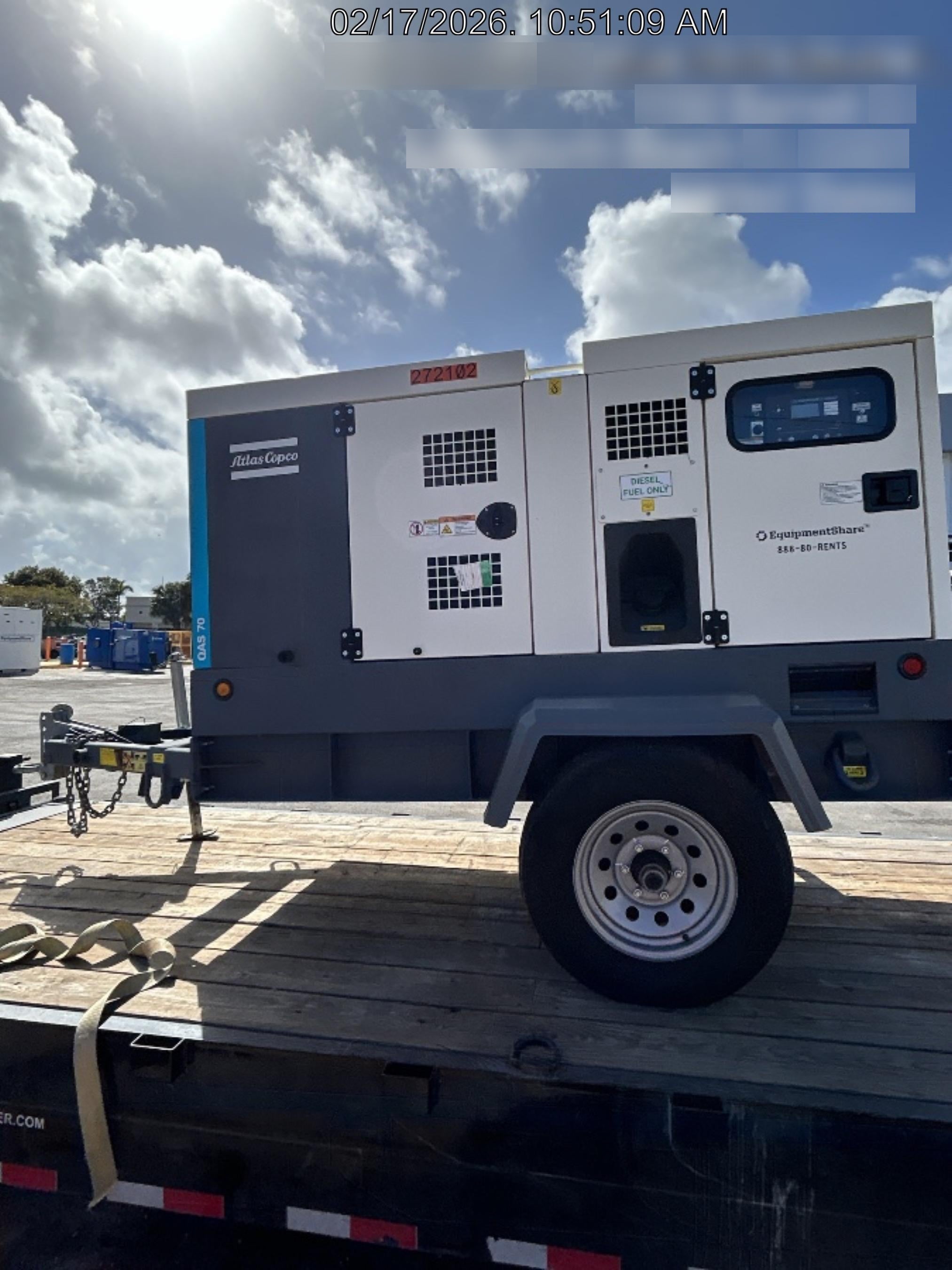 2022 ATLAS COPCO QAS 70