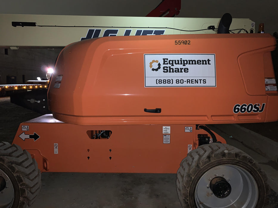 2020 JLG 400S Deutz Diesel, 4wd, FF Tires, Inward Self Closing Gate, Tool Tray, Beacon, 7.5kW Generator