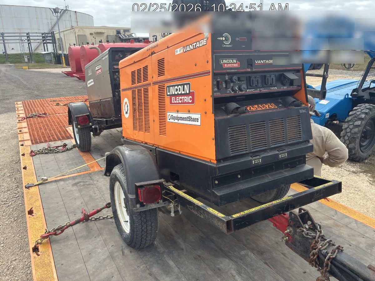 2022 Lincoln Electric Vantage 549X Crosslink Technology, Trailer Mounted, ES Decals, T3