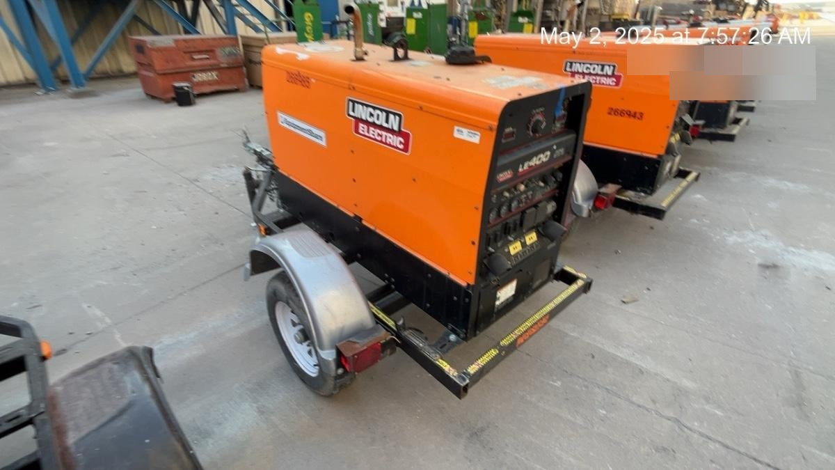 2022 Lincoln Electric LE400 Kubota V1505, Trlr, Cable Rack, Light Kit, ES Decals, T3