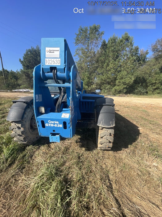 2020 Genie GTH-636 Cab/Heat/Air, Solid Tires, Work Lights, Beacon, Aux Hydraulics, Back up Alarm