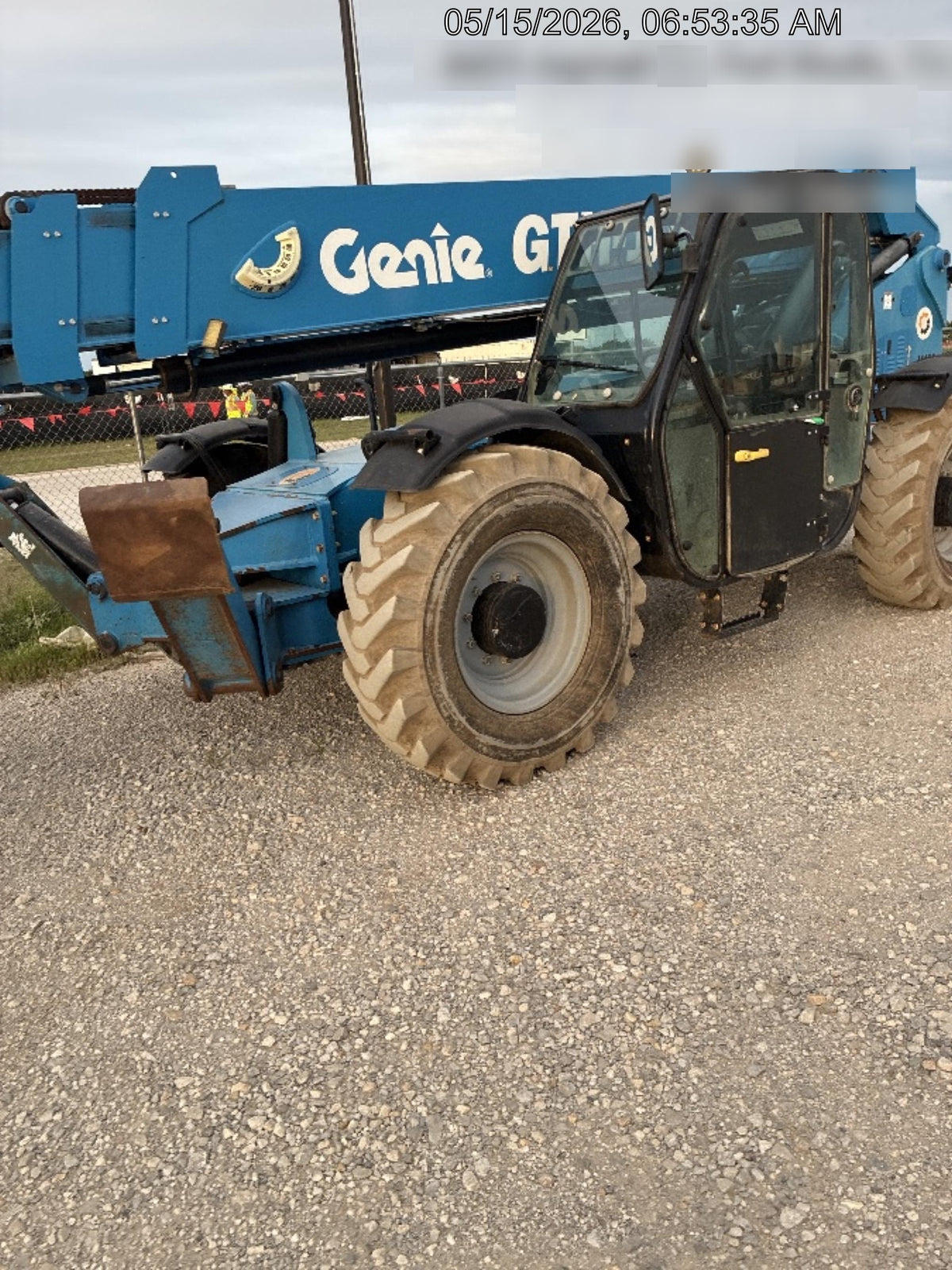 2018 Genie GTH-1056 Genie GTH-1056 w/CAB, Solid Tires, Work Lights, 60" carriage/forks, cab mesh, beacon