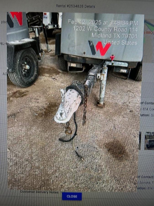 2019 Wacker Neuson LTV6L-MH Wacker Neuson LTV6L Mobile Light Tower w/Fuel Level Sensor Installed