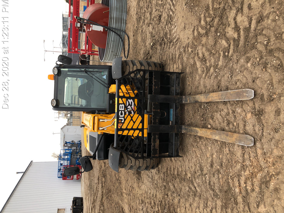 2020 JCB 505-20TC Cab/Heat/Air, Solid Tires, Work Lights, Beacon, Aux Hydraulics, Back up Alarm, ES Decals