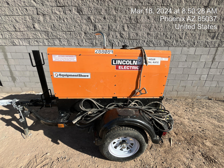 2023 Lincoln Electric LE400 Kubota V1505, Trlr, Cable Rack, Light Kit, ES Decals, T3