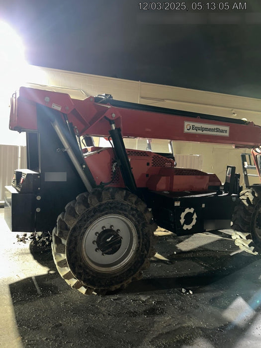 2019 Manitou MTA10055 Canopy, 120 HP, Solid Tires, Work Lights, Lift Hook, Auxiliary Hydraulics 66" Carriage and 60" Forks