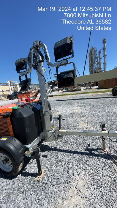 2023 Wanco WLTT-4MM4K Diesel, Deep Sea Controller, Shore Power Plug, Auto Start, (4) 350W LED Floodlights, 4kW Generator, 60 Gal Fuel Tank, 2" Ball, T3