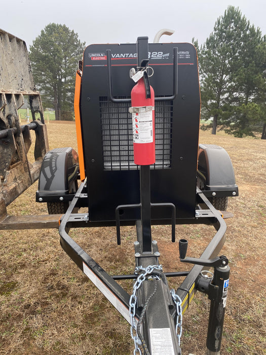 2021 Lincoln Electric Vantage 322 Vantage 322 Ready Pak 3 w/ Decals, ORANGE (includes trailer, cable rack, fender light kit) NO Telematics