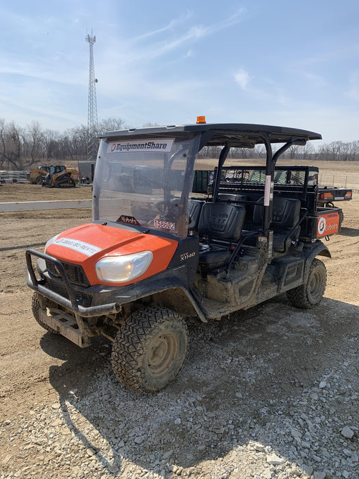 2021 Kubota RTV-X1140W-H Plastic Canopy, Windshield Acrylic Clear, LED Strobe Light, Wire Harness Kit, Back up Alarm