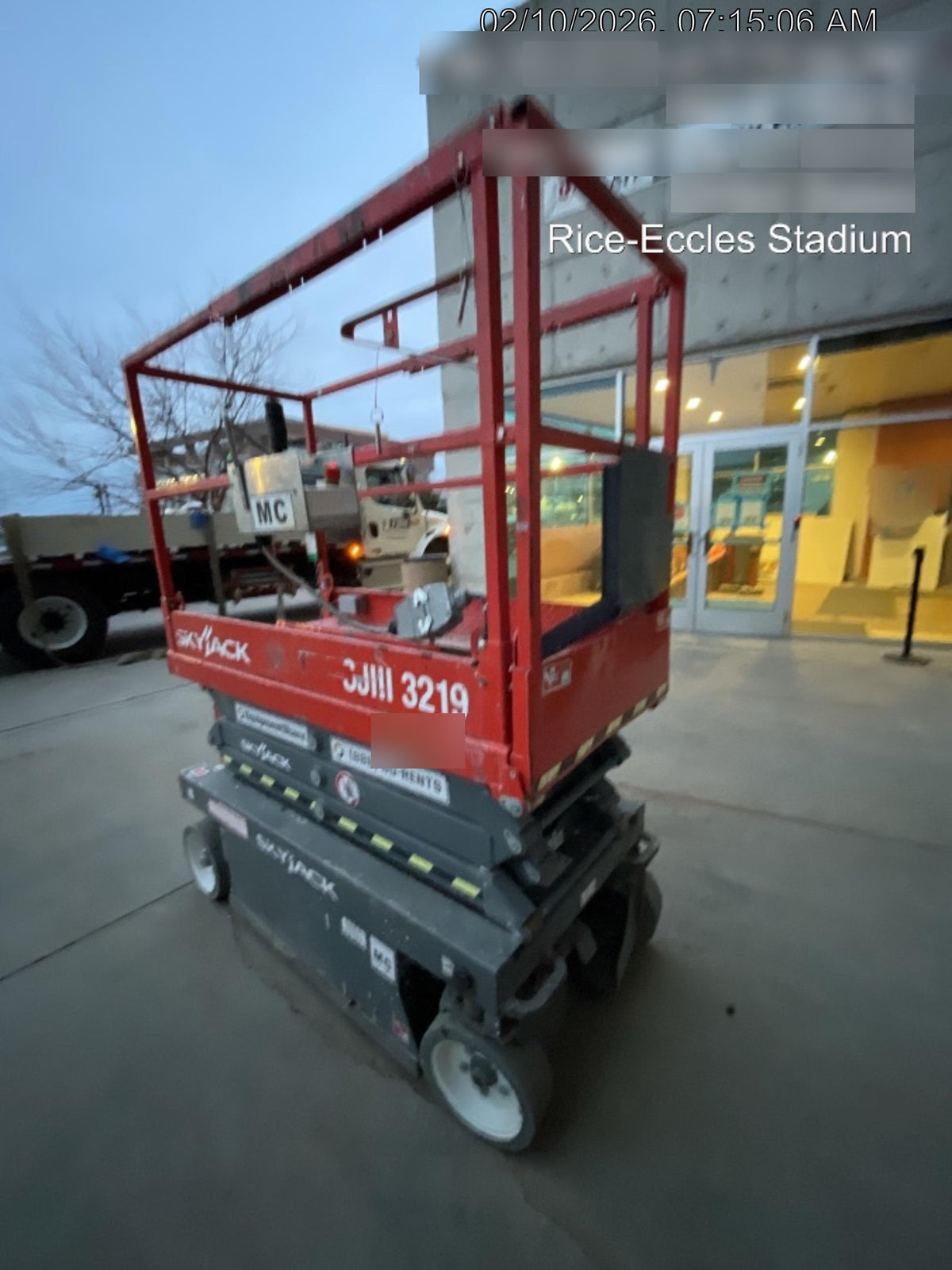 2016 Skyjack SJIII-3219 Standard Rental Specs