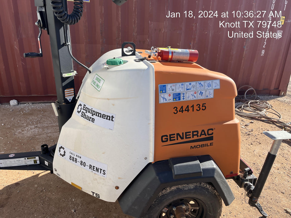 2023 Generac MLT2 Diesel, Flex Switch 120V Input, Powerzone Controller, (4) 320W LED Lights, 4kW Generator, 39.9 Gal Fuel Tank, 2" Ball, T3