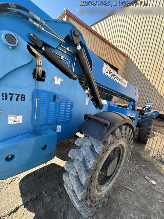 2018 Genie GTH-1056 Genie GTH-1056 w/Open ROPS, Solid Tires, Work Light/Beacon, 60" Carriage and Forks