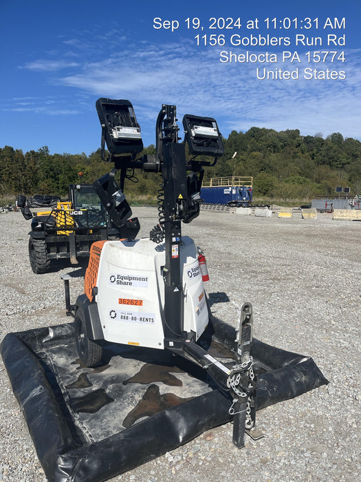 2023 Generac MLT2 Diesel, Flex Switch 120V Input, Powerzone Controller, 
(4) 320W LED Lights, 4kW Generator, 39.9 Gal Fuel Tank, 2" Ball, T3