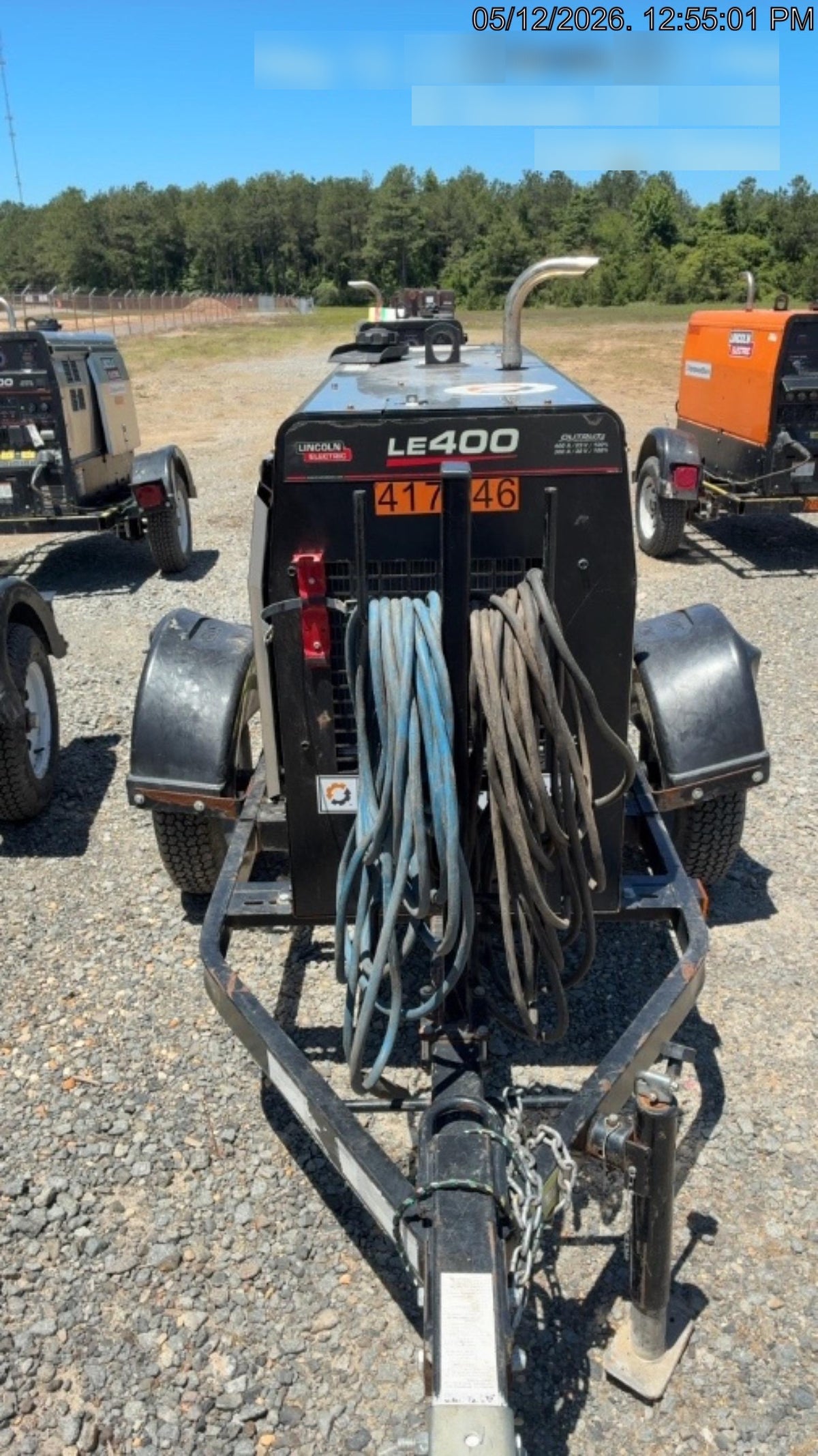 2024 Lincoln Electric LE400 Kubota V1505, Trlr, Cable Rack, Light Kit, ES Decals, T3
