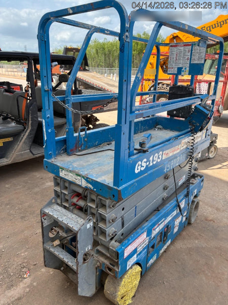 2019 Genie GS-1930 Fixed rails with chain Entry