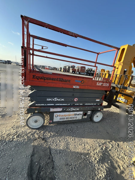 2018 Skyjack SJIII-3226 Skyjack SJIII3226 Scissor Lift w/Trojan Batteries