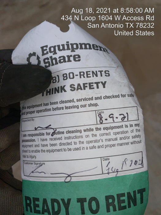 2021 Genie GS-1932 Electric Drive, Sld NM Tires, DBcns, EST