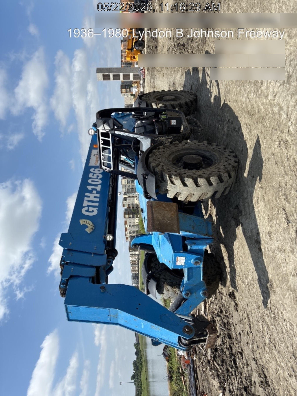 2019 Genie GTH-1056 Canopy, Solid RT Tires, LED Work Lights, Beacon 60" QA Carriage, 60" Forks