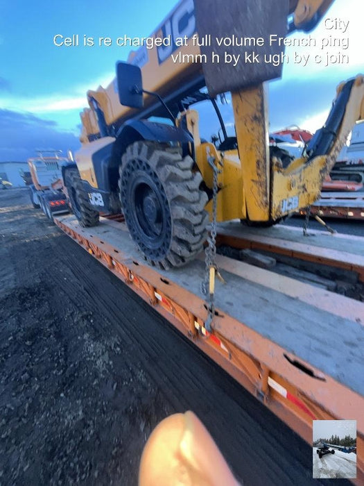 2020 JCB 512-56 Canopy, 74Hp, Solid Tires, Work Lights, Beacon, Aux Hydraulics, Back up Alarm, Lifting Eye, ES Decals