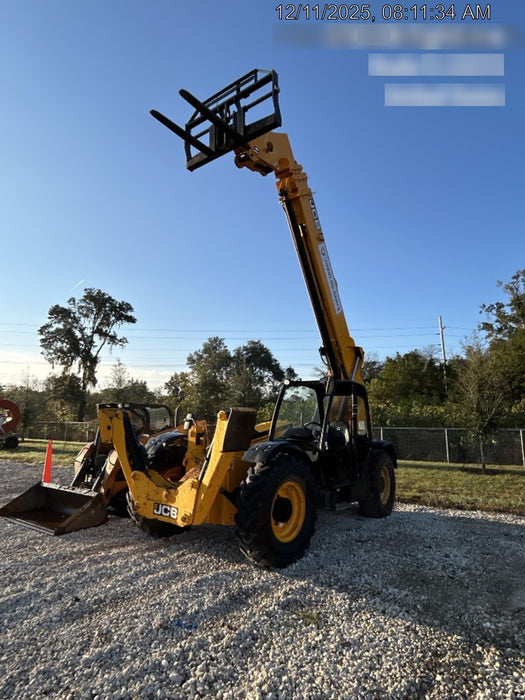 2020 JCB 510-56 Canopy, Solid Tires, Work Lights, Beacon, Aux Hydraulics, Back up Alarm, Lifting Eye, ES Decals