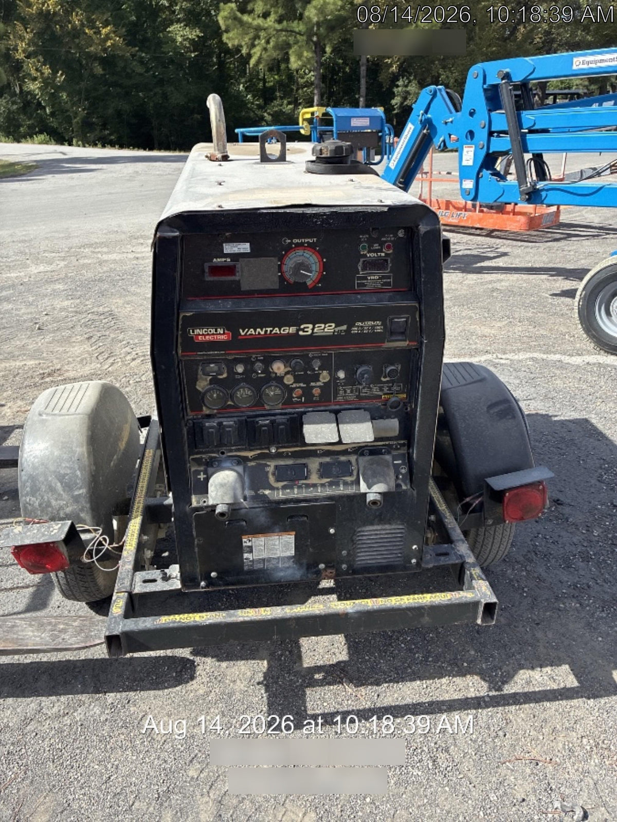 Lincoln Electric Vantage 322 Lincoln Vantage 322 Welder w/Trailer