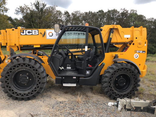2020 JCB 512-56 Canopy, 74Hp, Solid Tires, Work Lights, Beacon, Aux Hydraulics, Back up Alarm, Lifting Eye, ES Decals