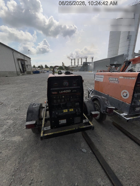 2022 Lincoln Electric LE400 Kubota V1505, Trlr, Cable Rack, Light Kit, ES Decals, T3