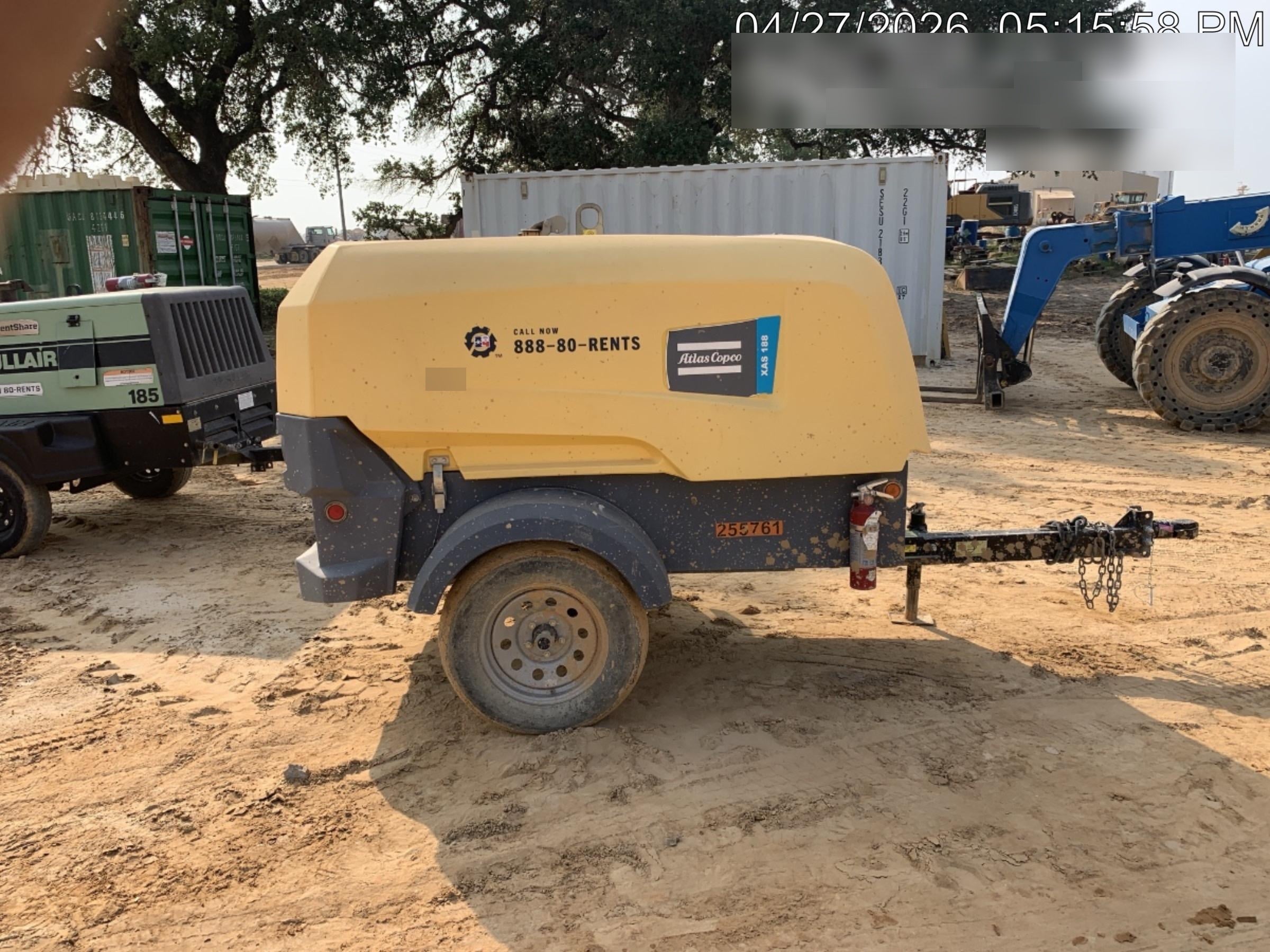 2022 ATLAS COPCO XAS188 CWK