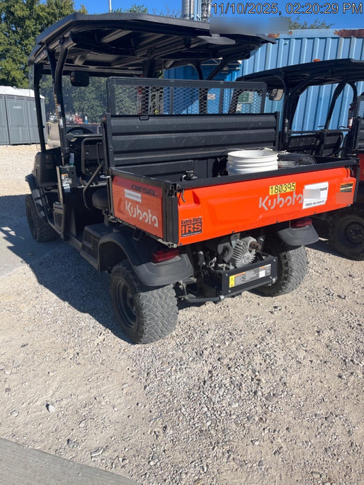 2022 Kubota RTV-X1140W-H Plastic Canopy, Windshield Acrylic Clear, LED Strobe Light, Wire Harness Kit, Back up Alarm