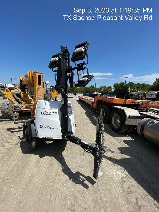 2023 Generac MLT2 Diesel, Flex Switch 120V Input, Powerzone Controller, (4) 320W LED Lights, 4kW Generator, 39.9 Gal Fuel Tank, 2" Ball, T3