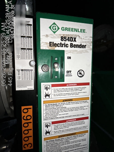 2023 GREENLEE 854DX