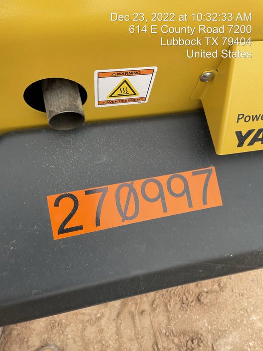 2022 Allmand NLV3GR (4) LED Light Fixture 350W, 23' Vertical Mast, 3kW Prime, Towable, ES Decals, T3