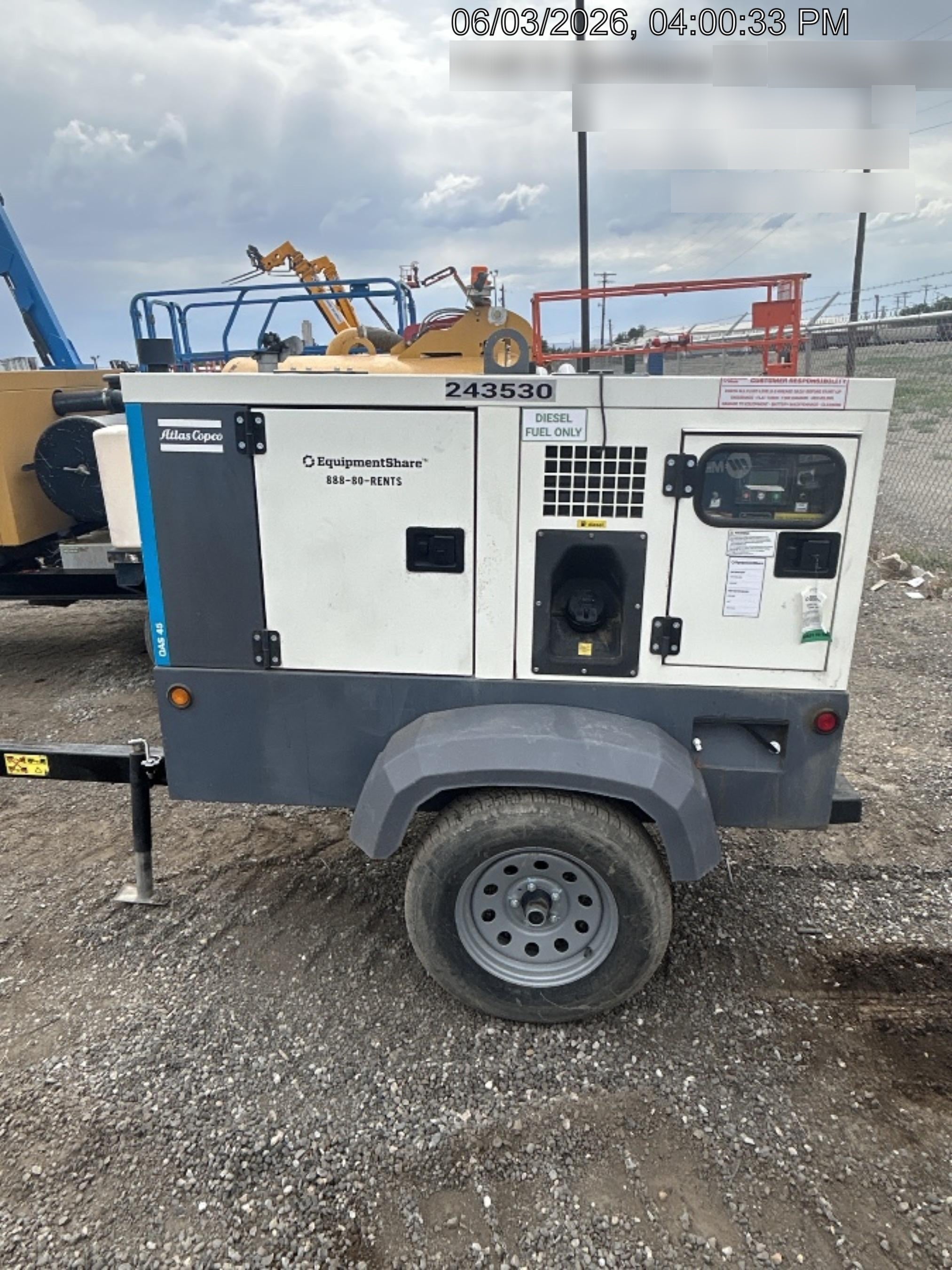 2022 ATLAS COPCO QAS45 CWK