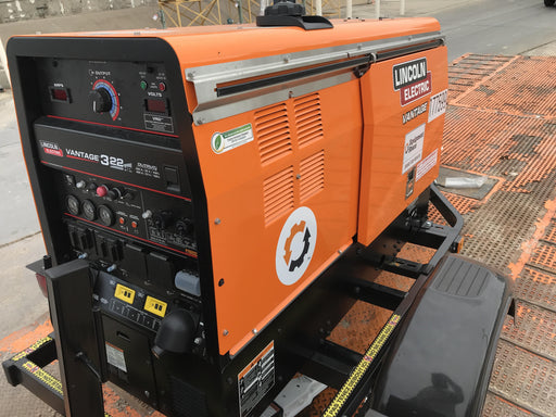 2021 Lincoln Electric Vantage 322 Vantage 322 Ready Pak 3 w/ Decals, ORANGE (includes trailer, cable rack, fender light kit) NO Telematics