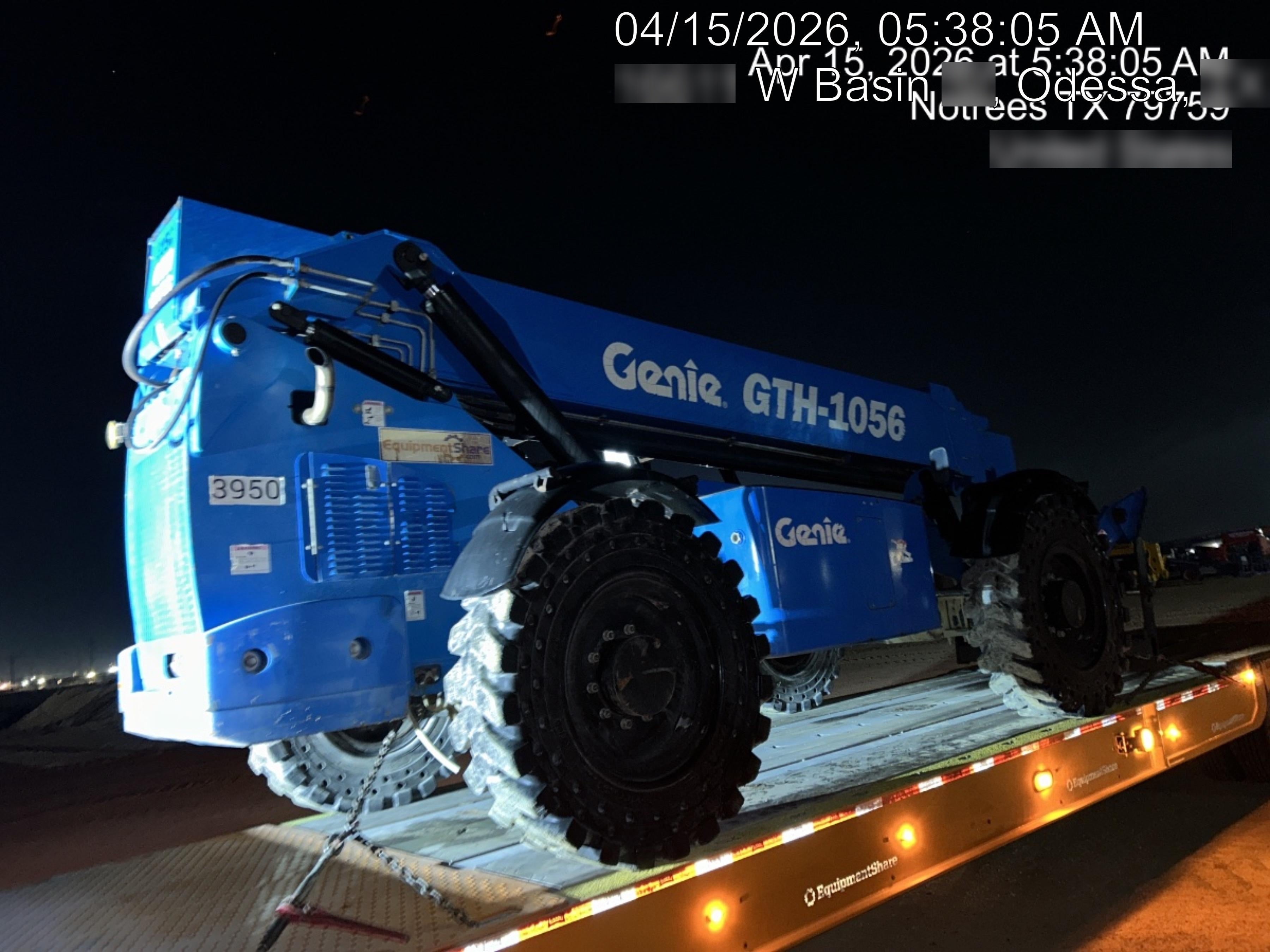 2017 Genie GTH-1056 Genie GTH1056, Solid Tires, 60" carriage, Light Kit, Open ROPS