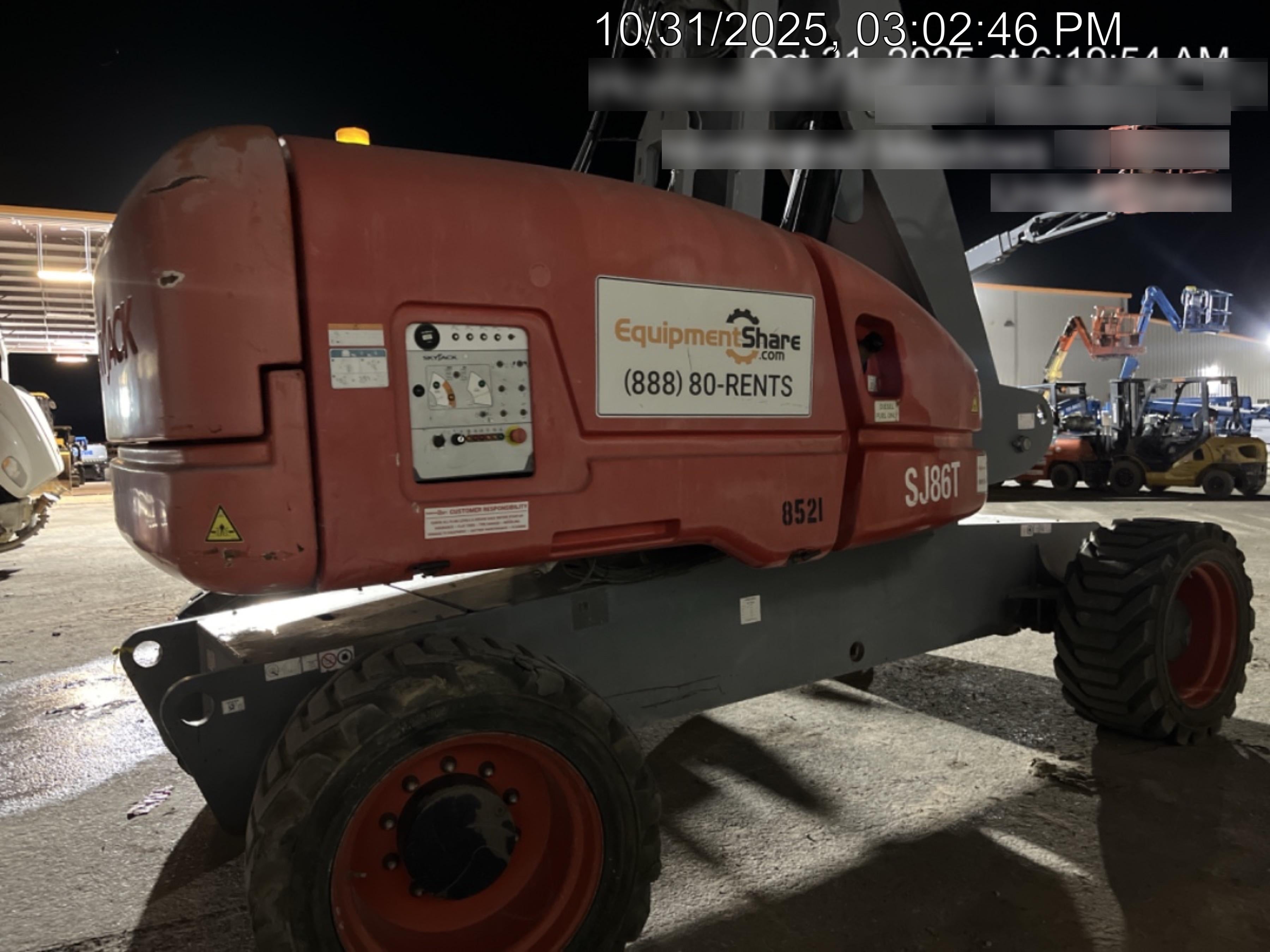 2018 SKYJACK SJ86T