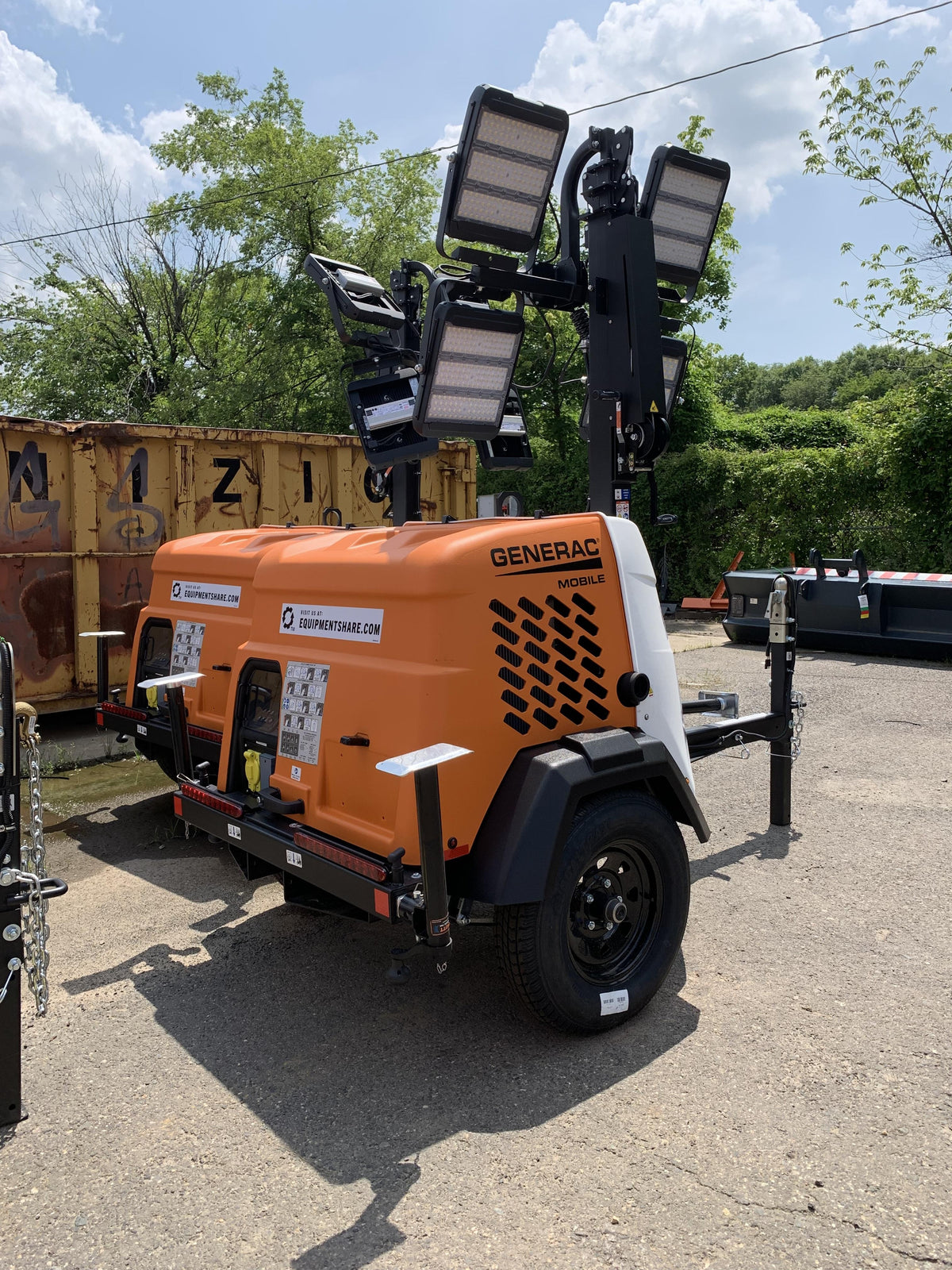2023 Generac MLT2 Diesel, Flex Switch 120V Input, Powerzone Controller, (4) 320W LED Lights, 4kW Generator, 39.9 Gal Fuel Tank, 2" Ball, T3