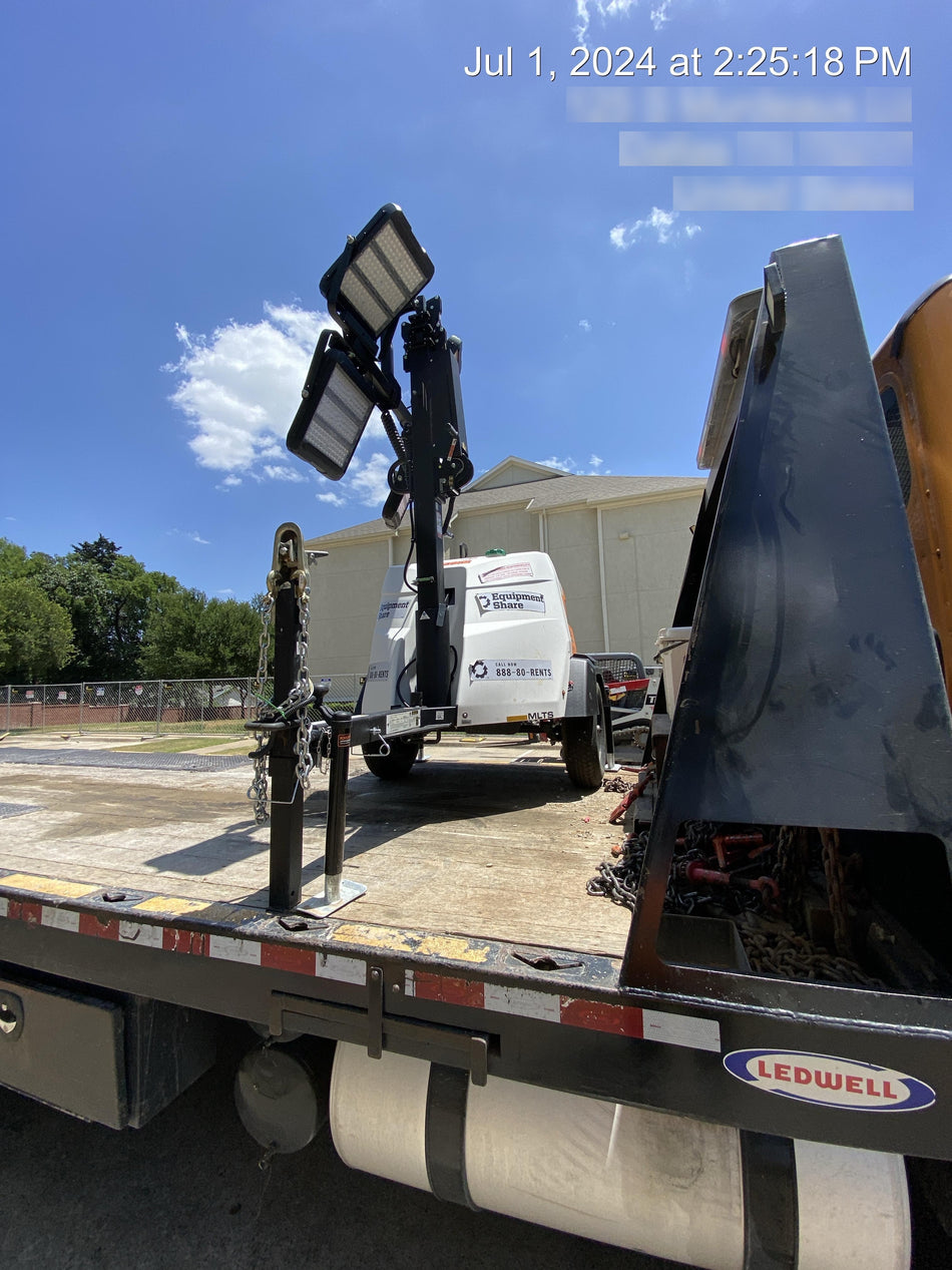 2024 Generac MLT2 Diesel, Flex Switch 120V Input, Powerzone Controller, 
(4) 320W LED Lights, 4kW Generator, 39.9 Gal Fuel Tank, 2" Ball, T3