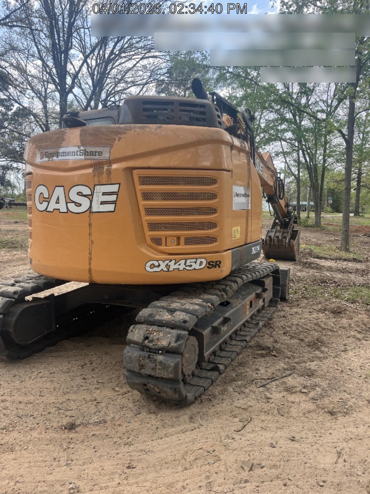 2022 CASE CX145D SR