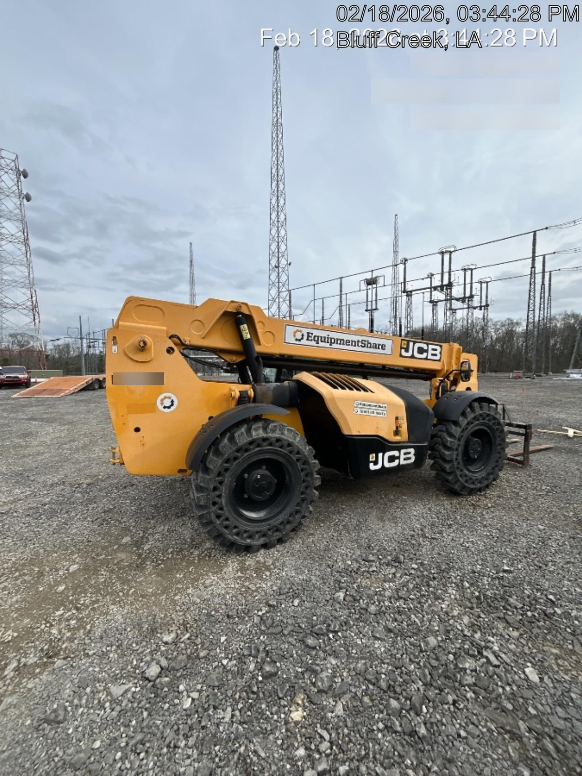 2020 JCB 509-42 Cab/Heat/Air, Solid Tires, Work Lights, Beacon, Aux Hydraulics, Back up Alarm, Lifting Eye, ES Decals
